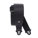 D'Addario 30BAL00 Comfort Leather Auto-Lock Guitar Strap, 3-Inch - Black
