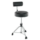 Gibraltar 9000 Series 13" Round Drum Throne with Backrest (9608RB)