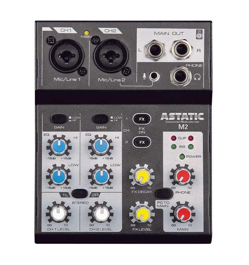 CAD M2 2-Channel Mixer With USB Interface & FX