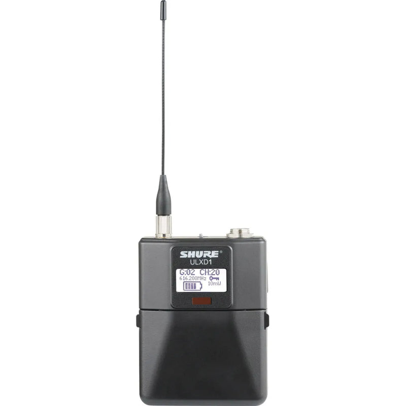 Shure ULXD1-G50 Bodypack Transmitter w/4-pin Mini Connector (TA4M) G50 - Freq. (470-534 )