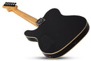 Schecter 2140 6 String Electric Guitar with Schecter Super Rock 2 - Black