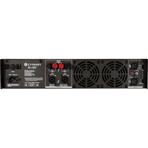 Crown XLI800 Two-Channel, 300W At 4Ohm Power Amplifier