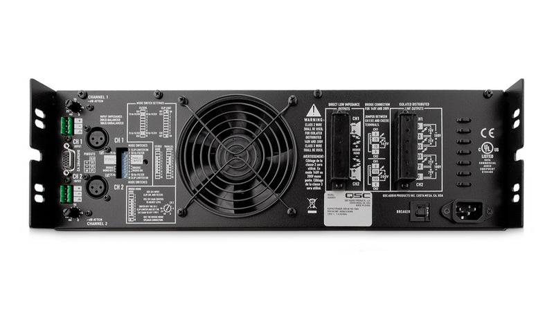 QSC ISA300Ti 2-Channel Power Amplifier 300w/70v