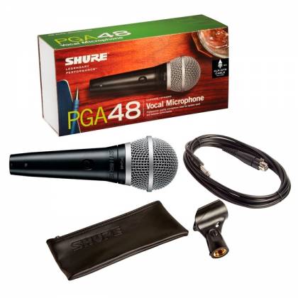 Shure PGA48 Vocal Microphone With XLR Cable