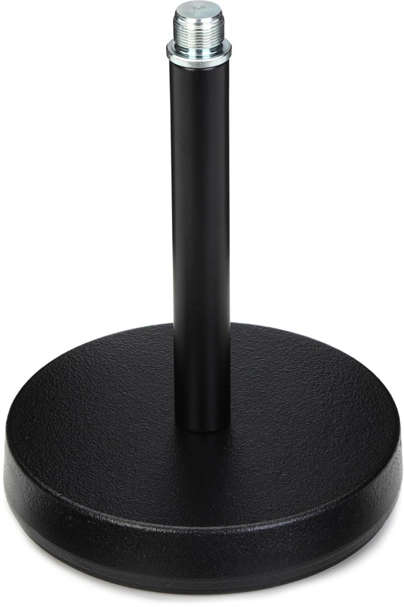 K&M 232-BLACK Tabletop Microphone Stand with Cast Iron Base (23200-500-55)