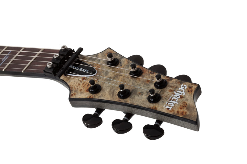 Schecter 2454-SHC Omen Elite-6 Floyd Rose Electric Guitar - Charcoal