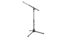 K&M 259-Black Low-Level Telescopic Boom Microphone Stand