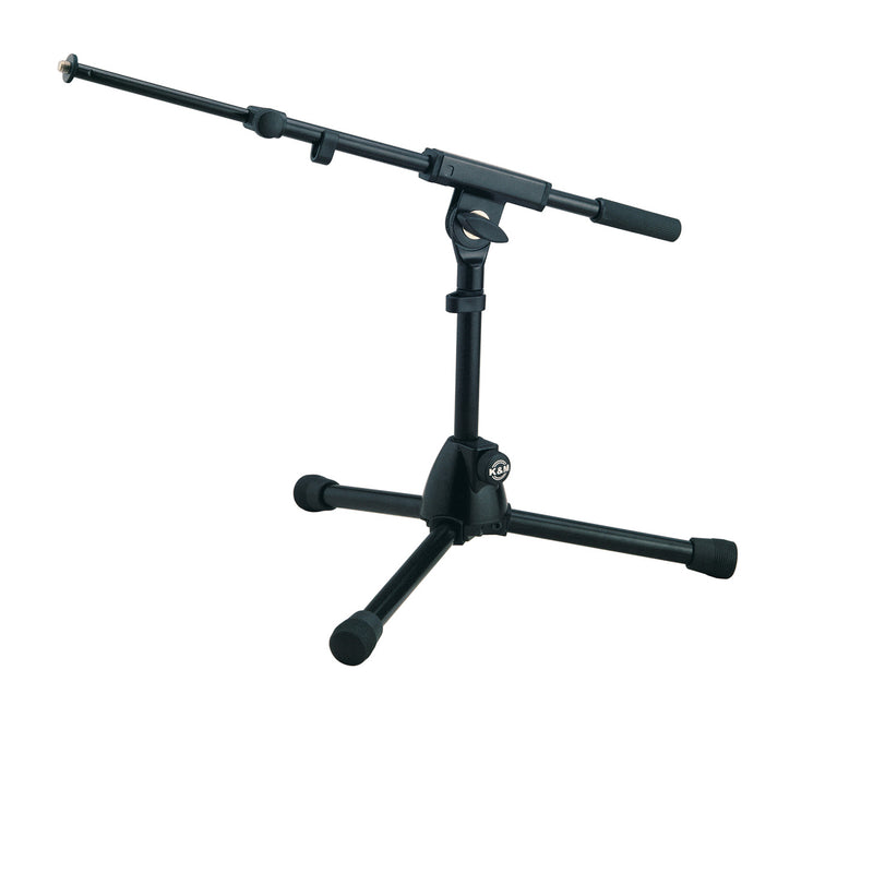 K&M 25950 Extra Low Drum Microphone Stand - Black
