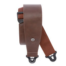 D'Addario 30BAL02 Comfort Leather Auto-Lock Guitar Strap, 3-Inch - Brown