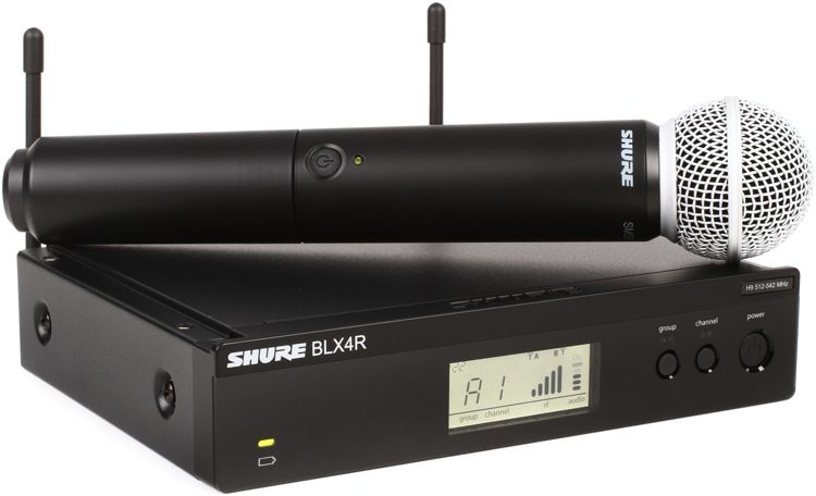 Shure BLX24R/SM58 Wireless Handheld System - Freq: H9