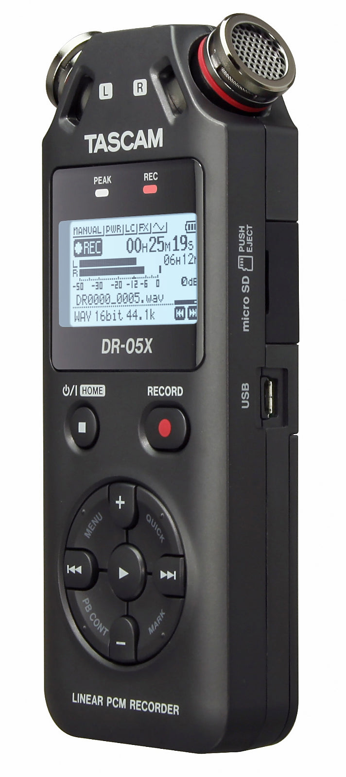 Tascam DR-05X Stereo Handheld Audio Recorder and USB Audio Interface