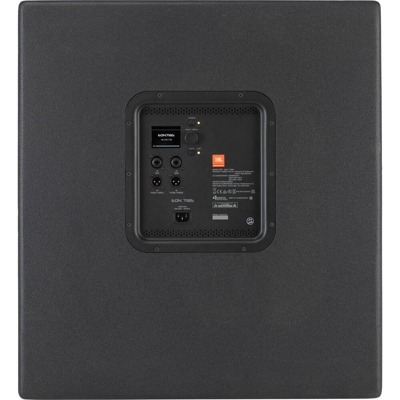 JBL EON718S 18" Powered Subwoofer with Bluetooth Control and DSP - 1500w