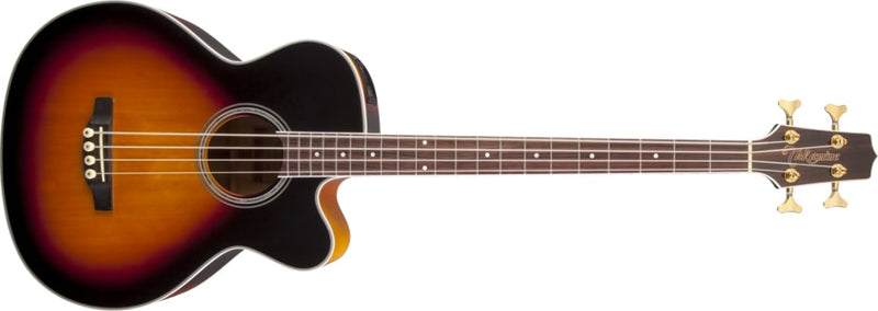 Takamine GB72CE Acoustic Electric Bass Guitar - Black Sunburst