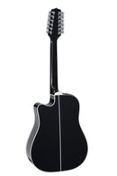 Takamine GD38CE G-series Cutaway Dreadnought 12-String Acoustic-Electric Guitar - Black