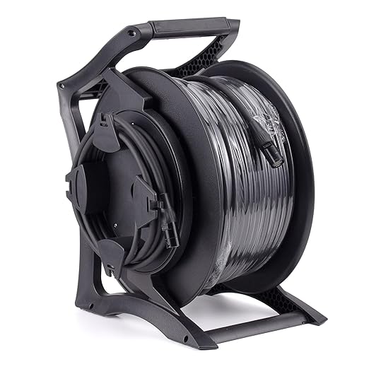 Digiflex HNC-C6A-S-150-REEL Cat6A S/FTP Cable & Reel With Rean Locking Connectors - 150'