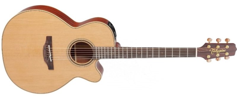 Takamine P3NC Pro Series NEX Body Acoustic-Electric Guitar with Case