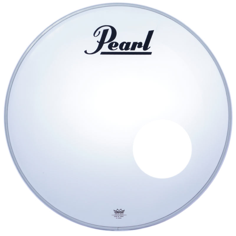 Pearl Pearl 22" Powerstroke P3 Coated Bass Drum Head With Masters Complete Logo, Porous Pearl Skin