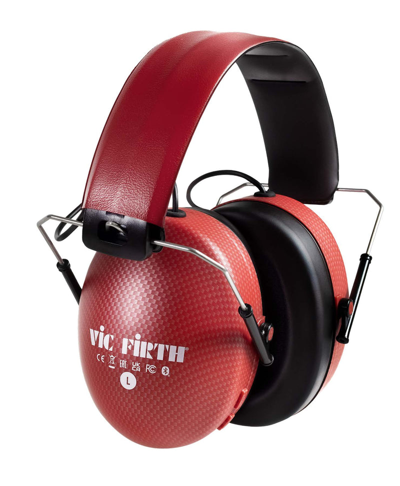 Vic Firth VXHP0012 Bluetooth Isolation Headphones - Red
