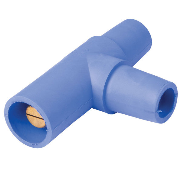 Marinco Cam-Type MFF Adapter (1) Male to (2) Female Tapping Tee - Blue