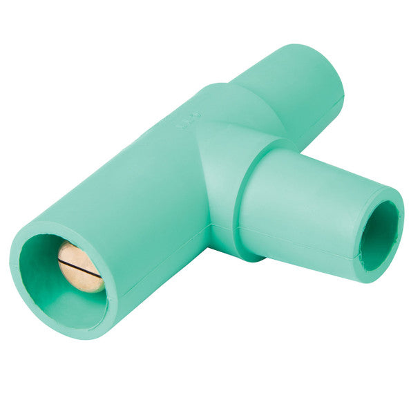 Marinco Cam-Type MFF Adapter (1) Male to (2) Female Tapping Tee - Green