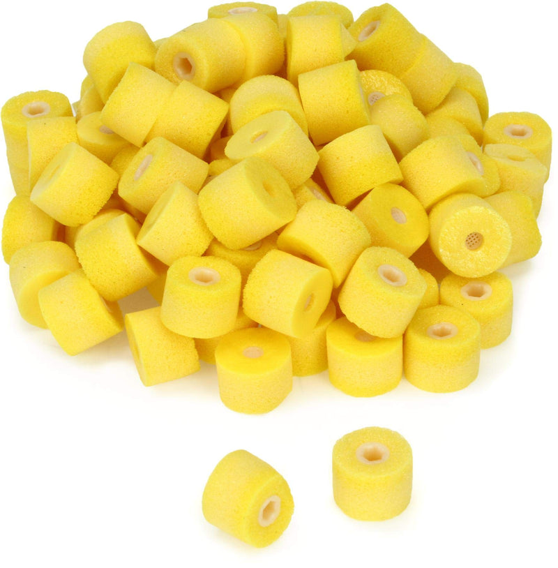 Shure EAYLF1-100 Yellow Foam Sleeves (100 Pack)