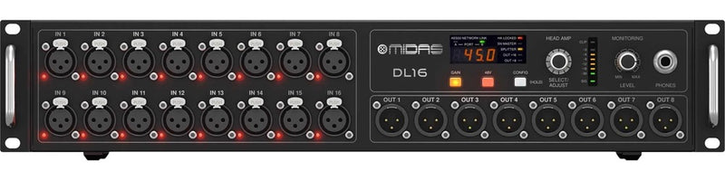 Midas DL16 16 Input, 8 Output Stage Box