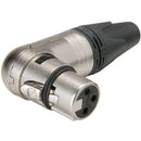 Neutrik NC3FRX 3-Pole Right Angle Female XLR Cable Connector