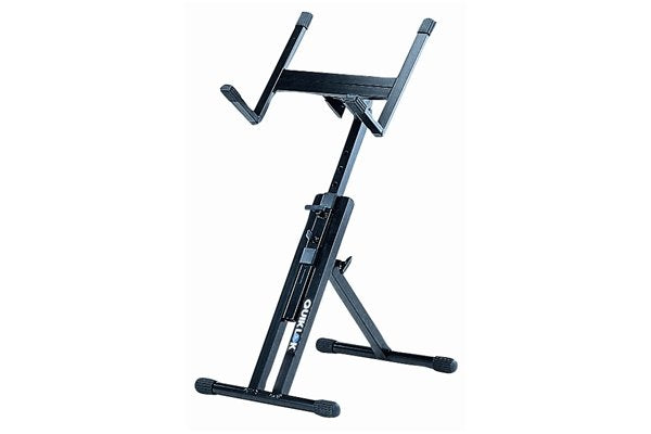 Quiklok QL640 Fully Adjustable Monitor and Amplifier Stand - Black