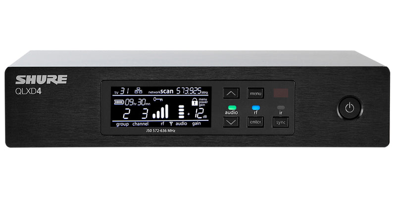 Shure QLXD4 Digital Wireless Receiver (Freq: G50)