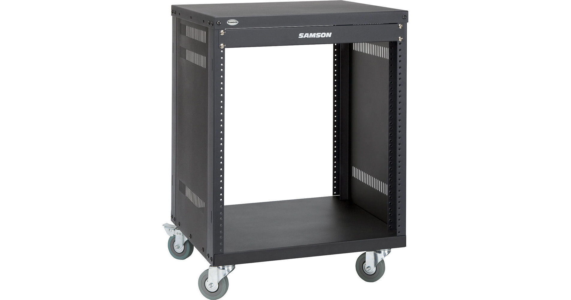 Samson Studio Rack Samson SASRK12 Steel Studio Rack Stand With Wheels