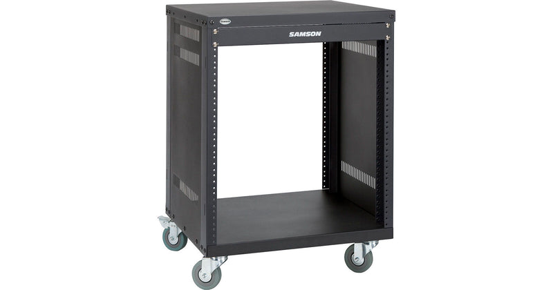 Samson SASRK12 Steel Studio Rack Stand With Wheels