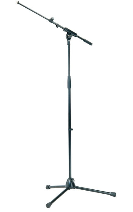 K&M 210/8 Tele-boom Microphone Stand - Black