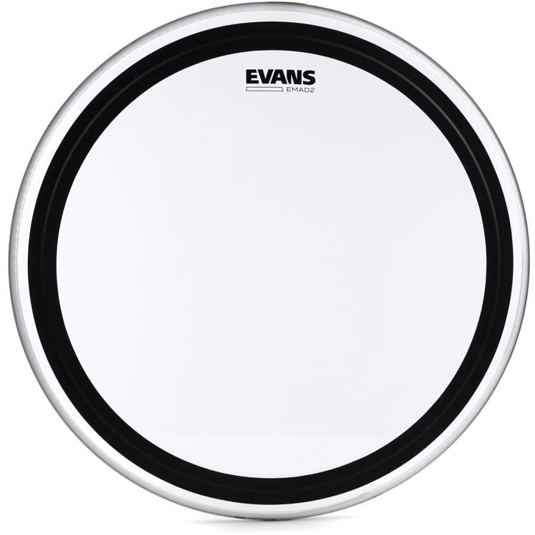 Evans EMAD2 22" Batter Bass Drum Head - Clear