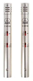 AKG C451B Matched Pair Stereo Set Condenser Microphone