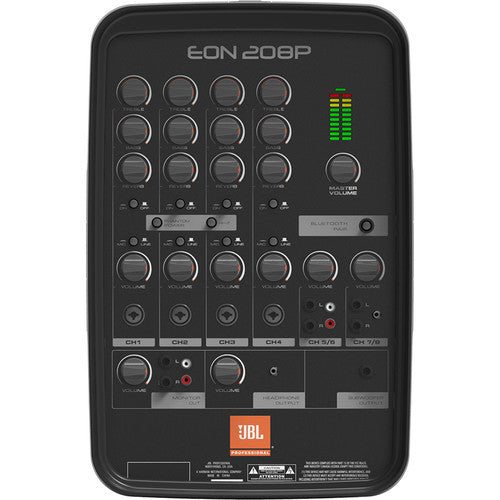 JBL EON208P All-In-One P.A. System with 6-Channel Mixer & Bluetooth