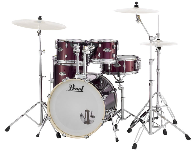 Pearl Export Series 5-Piece Drum Shell Pack - Burgundy (22/14SD/14FT/12/10)