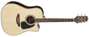 Takamine Dreadnought Cutaway Acoustic-Electric Guitar, Natural