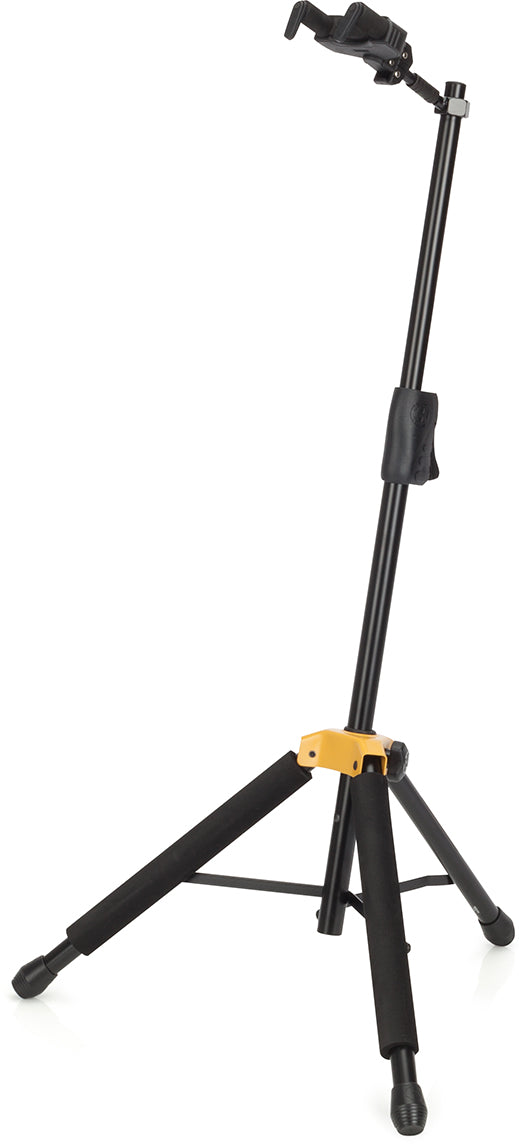 Hercules GS415B+ Auto Grip System Single Guitar Stand with Foldable Yoke