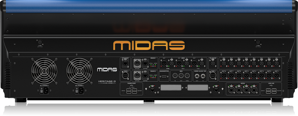 Midas Heritage HD96-24-CC-TP Digital Console With 144 Input