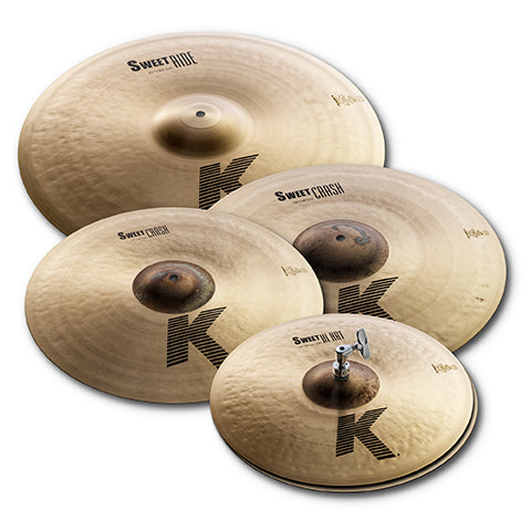 Zildjian KS5791 K Sweet Cymbal Pack 15” Hats / 17” & 19” Crashes / 21” Ride