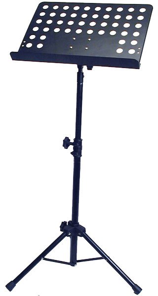 Profile MS130B Orchestral Music Stand With Holes - Black