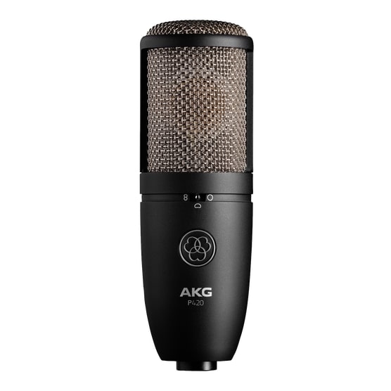 AKG P420-MIC Multi-Pattern Large Diaphragm Condenser Microphone