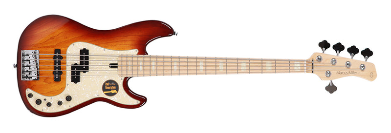 Sire Marcus Miller P7 (Ash) 2nd Generation 5-String Electric Bass - Trans. Sunburst
