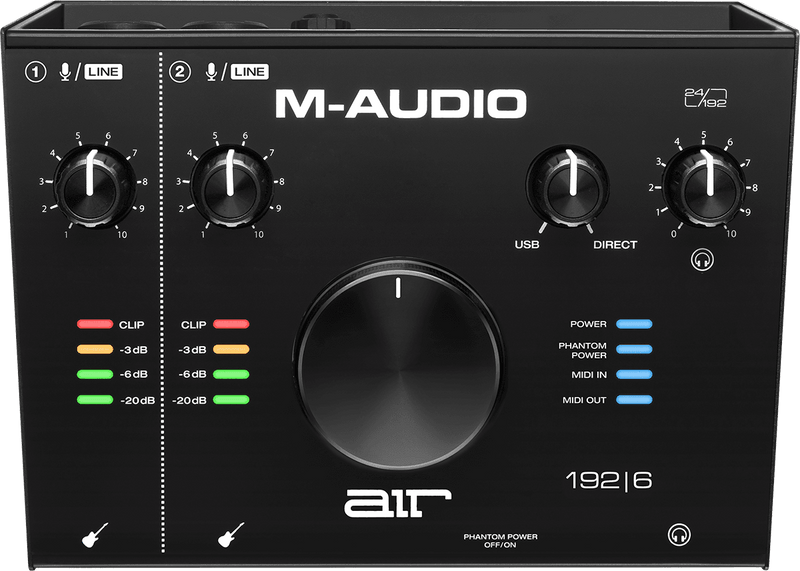 M-Audio AIR 192X6 2-In/2-Out USB Audio Interface