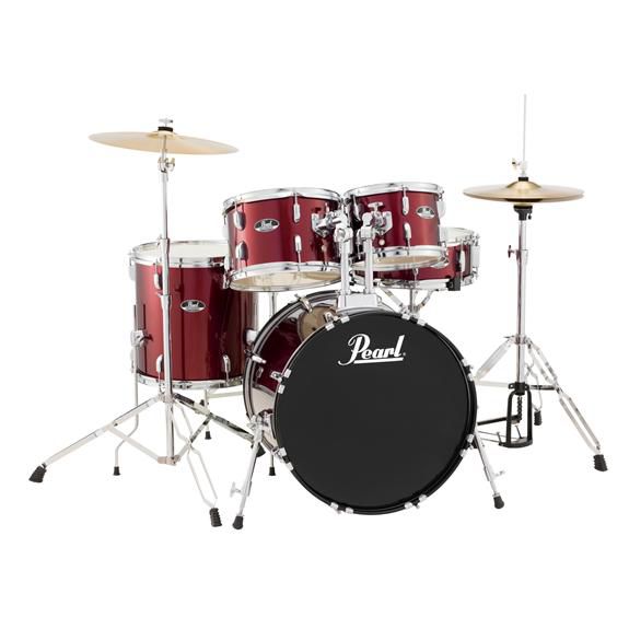 Pearl Roadshow 5-Piece Drum Set - Red Wine (20/14SD/14FT/12/10) Sonorisation Trans-Musical