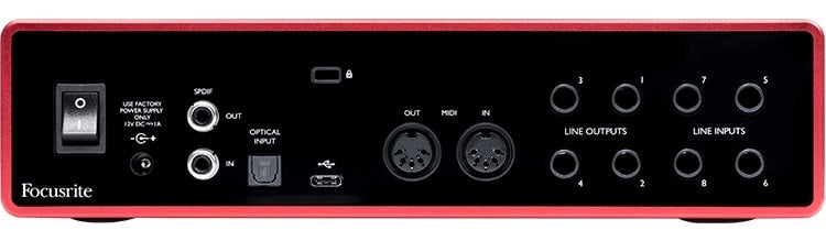 Focusrite SCARLETT-18I8-3RD-GEN 18-in / 8-out USB Audio Interface