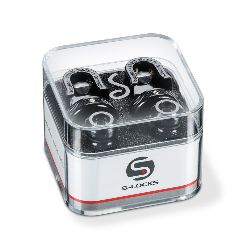 Schaller S-Lock Strap Locks (2 pieces) - Black