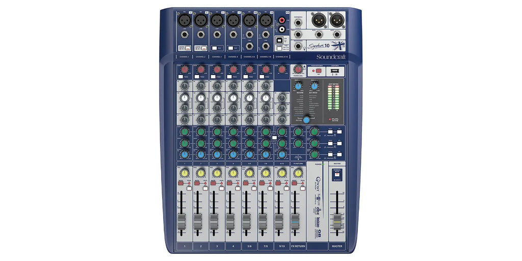Soundcraft Mixer Signature 10-Input Mixer With Effects & USB Interface