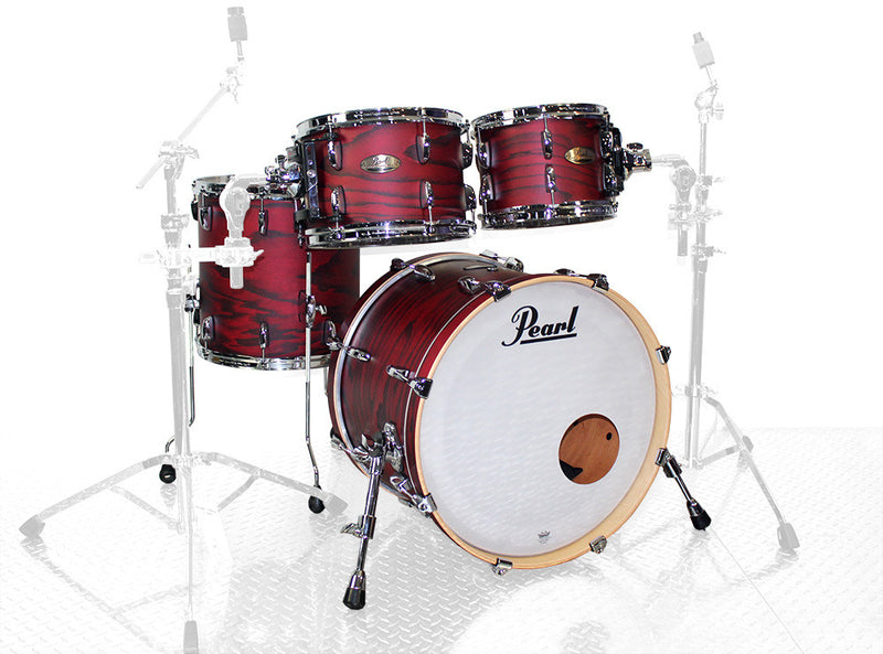 Pearl Session Studio Select Series 4-piece Drum Shell Pack - Scarlet Ash
