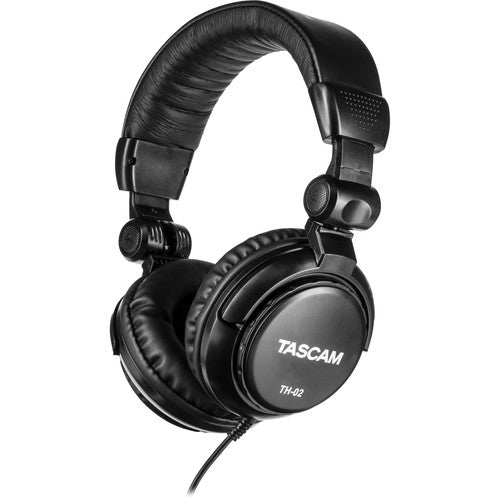 Tascam TH-02 Closed Back Studio Headphones - Black